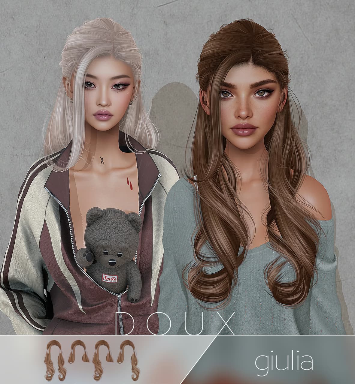 Прическа Giulia Hair
